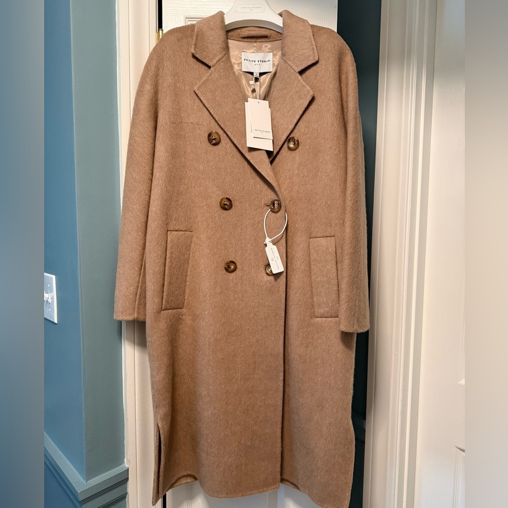 Harriet Double-Breasted Wool Coat